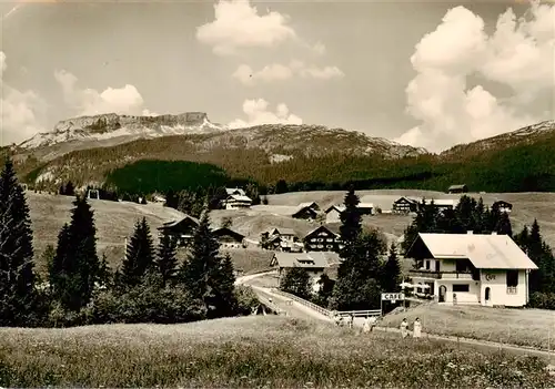 AK / Ansichtskarte  Riezlern_Kleinwalsertal_Vorarlberg Café Conditorei Neu Landschaftspanorama Riezlern_Kleinwalsertal