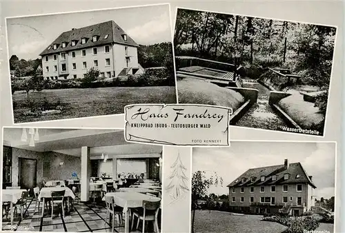 AK / Ansichtskarte 73871897 Bad_Iburg Haus Fandrey Speiseraum Kneippbad Kurort Wassertretstelle Bad_Iburg