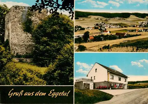 AK / Ansichtskarte  Eininghausen_Preussisch_Oldendorf Panorama Burgruine 