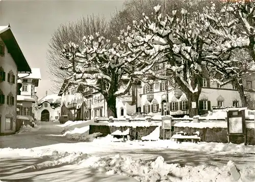 AK / Ansichtskarte  Neubeuern Markt im Winter Neubeuern