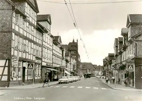 AK / Ansichtskarte  Luechow-Dannenberg Langestrasse Luechow-Dannenberg