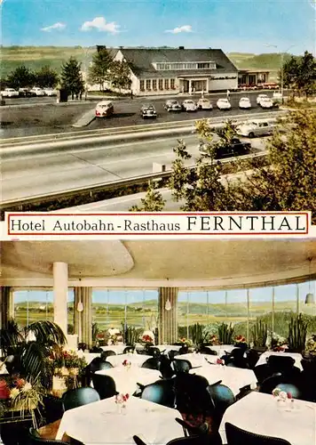 AK / Ansichtskarte 73871921 Neschen_Rheinland_Odenthal Hotel Autobahn Rasthaus Fernthal mit Gaestehaus 