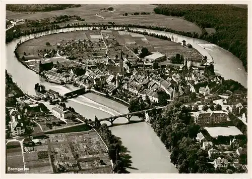 AK / Ansichtskarte  Bremgarten_AG Fliegeraufnahme Bremgarten AG