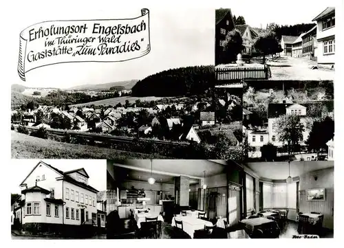 AK / Ansichtskarte 73871936 Engelsbach Gaststaette Zum Paradies Gastraeume Panorama Engelsbach