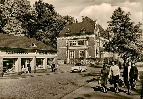 AK / Ansichtskarte  Schwarzenberg_Erzgebirge Bahnhofstrasse Schwarzenberg Erzgebirge