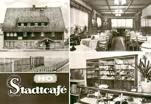 AK / Ansichtskarte 73871946 Altenberg_Erzgebirge_Sachsen HO Stadtcafe Gaststube Kuchentheke 