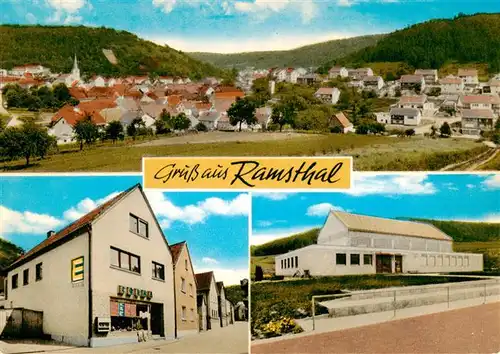 AK / Ansichtskarte  Ramsthal Panorama Edeka Valentin Staeblein  Ramsthal