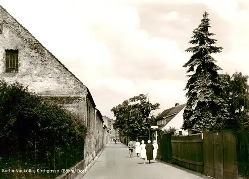 AK / Ansichtskarte  Neukoelln_Berlin Kirchgasse 