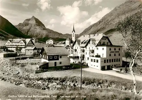 AK / Ansichtskarte 73871990 Galtuer_Tirol mit Ballunspitze Galtuer Tirol