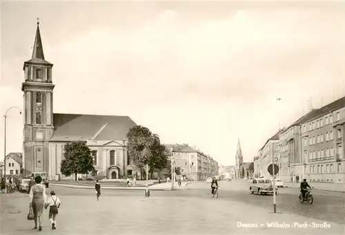 AK / Ansichtskarte  Dessau-Rosslau Wilhelm Pieck Strasse Dessau-Rosslau