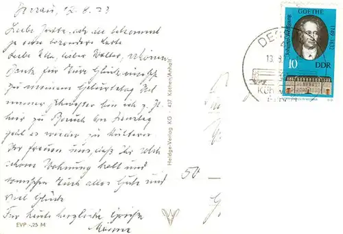 AK / Ansichtskarte  Dessau-Rosslau Wilhelm Pieck Strasse Dessau-Rosslau