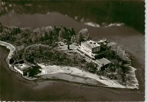 AK / Ansichtskarte  Isole_di_Brissago Parco botanico Fliegeraufnahme Isole_di_Brissago