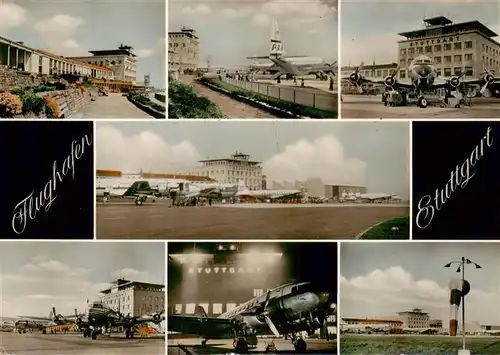 AK / Ansichtskarte  Stuttgart Flughafen Teilansichten Stuttgart