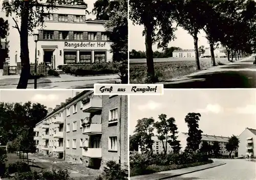 AK / Ansichtskarte 73872047 Rangsdorf Hotel Rangsdorfer Hof Allee Teilansichten Rangsdorf