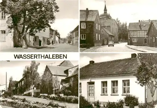 AK / Ansichtskarte  Wasserthaleben Bahnhofstrasse mit Konsum Vst Hauptstrasse Berg Kindergarten Wasserthaleben