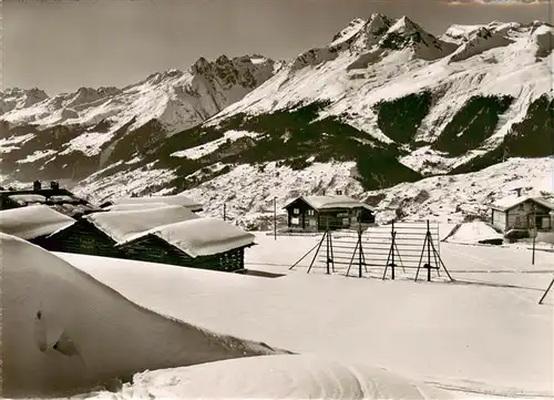 AK / Ansichtskarte  Miraniga_Obersaxen_GR mit Briegelserhoerner 