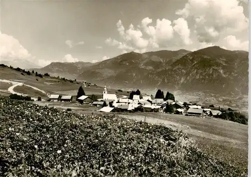 AK / Ansichtskarte  Urmein Blick ins Domleschg mit Staetzerhorn Piz Danis und PIz Scaleitas Urmein