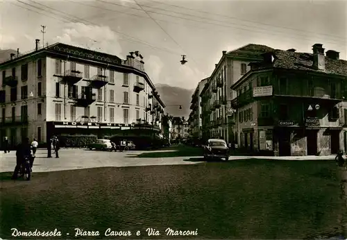 AK / Ansichtskarte  Domodossola_IT Piazza Cavour e Via Marconi 