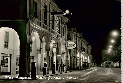 AK / Ansichtskarte  Nizza_Monferrato_Asti_Piemonte_IT Piazza Garibaldi Notturno 