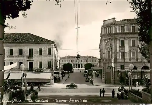 AK / Ansichtskarte  Conegliano_Veneto_IT Via Carducci Stazione Ferroviaria 