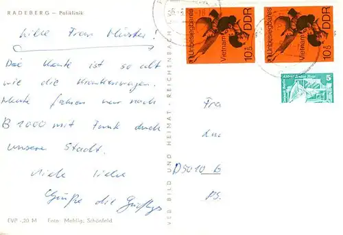 AK / Ansichtskarte  Radeberg_Sachsen Poliklinik Radeberg Sachsen