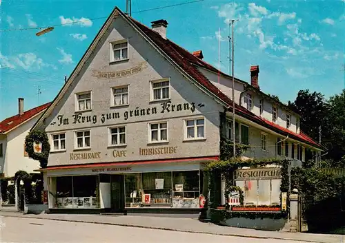 AK / Ansichtskarte  Lindenberg_Allgaeu Gasthaus Pension Im Krug zum gruenen Kranz Lindenberg Allgaeu