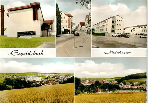 AK / Ansichtskarte  Ergoldsbach Orts und Teilansichten Panorama Ergoldsbach