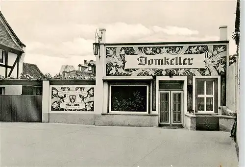 AK / Ansichtskarte  Geisenheim Gaststaette Domkeller Geisenheim