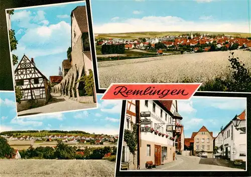 AK / Ansichtskarte  Remlingen_Unterfranken Panorama Ortsmotive Innenstadt Remlingen Unterfranken