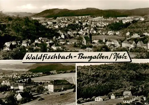 AK / Ansichtskarte  Waldfischbach-Burgalben Panorama Teilansichten Bromsilber Waldfischbach-Burgalben