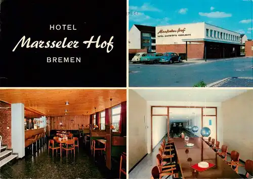 AK / Ansichtskarte  Bremen Hotel Marsseler Hof Restaurant Kegelbahn Bremen