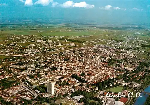 AK / Ansichtskarte  Wels_Oberoesterreich_AT Fliegeraufnahme 