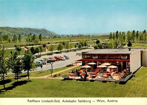 AK / Ansichtskarte 73872174 Laakirchen Rasthaus Lindach Sued Autobahn Salzburg_Wien Laakirchen