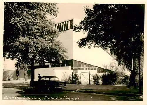 AK / Ansichtskarte 73872217 Charlottenburg-Wilmersdorf_Berlin Kirche am Lietzensee 