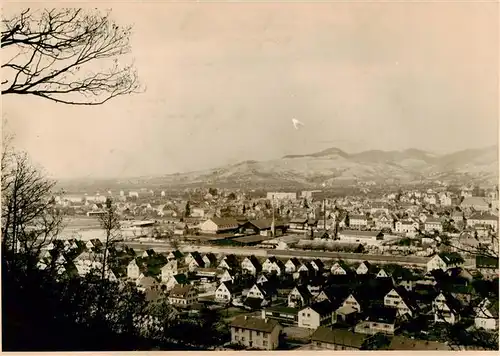 AK / Ansichtskarte  Oberkirch_Baden Stadtpanorama Blick zum Schwarzwald Oberkirch_Baden