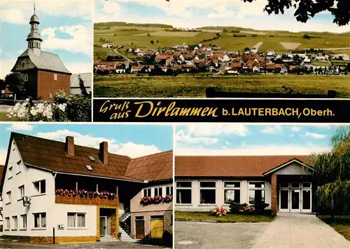 AK / Ansichtskarte  Dirlammen Panorama Kirche Gasthaus zur Krone Schule Dirlammen