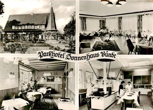 AK / Ansichtskarte  Buende__Westfalen Parkhotel Sonnenhaus Restaurant 