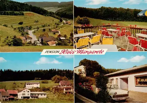 AK / Ansichtskarte 73872290 Hiltersklingen Hoehengaststaette Pension Haus Margarete Terrasse Panorama Hiltersklingen