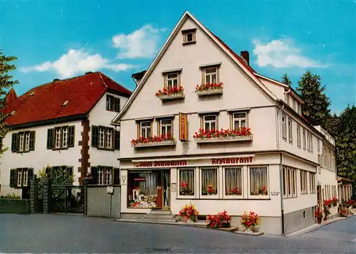 AK / Ansichtskarte 73872291 Reichelsheim_Odenwald Hotel Pension zum Schwanen Reichelsheim Odenwald