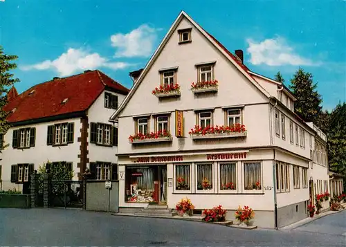 AK / Ansichtskarte 73872293 Reichelsheim_Odenwald Hotel Pension zum Schwanen Reichelsheim Odenwald