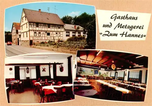 AK / Ansichtskarte  Linnenbach Gasthaus Metzgerei Zum Hannes Restaurant Festsaal Linnenbach