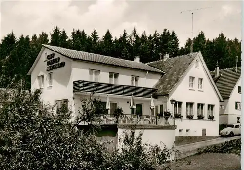 AK / Ansichtskarte 73872317 Hallwangen Cafe Pension Silberwald Hallwangen