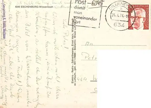 AK / Ansichtskarte  Wissenbach_Dillkreis Fliegeraufnahme Wissenbach Dillkreis
