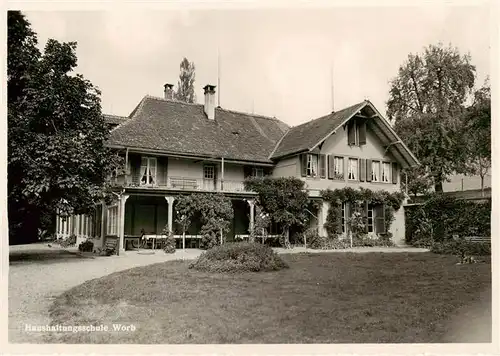 AK / Ansichtskarte  Worb_BE Haushaltungsschule Worb_BE