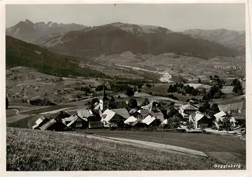 AK / Ansichtskarte  Guggisberg_BE Fliegeraufnahme 