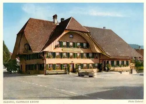 AK / Ansichtskarte  Zaeziwil_BE Gasthaus Krone 