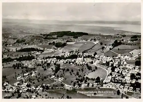 AK / Ansichtskarte  Rehetobel Fliegeraufnahme mit Bodensee Rehetobel