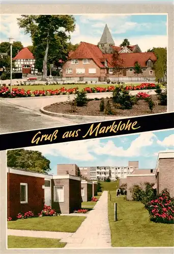 AK / Ansichtskarte  Marklohe Ortspartie Bungalowsiedlung Marklohe