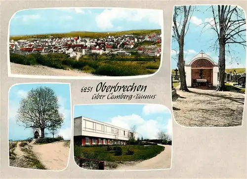 AK / Ansichtskarte 73872399 Oberbrechen Panorama Kapelle Schule Oberbrechen