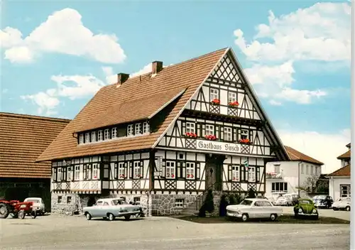 AK / Ansichtskarte  Gutach_Schwarzwald Gasthaus Pension zum Hirsch Gutach Schwarzwald